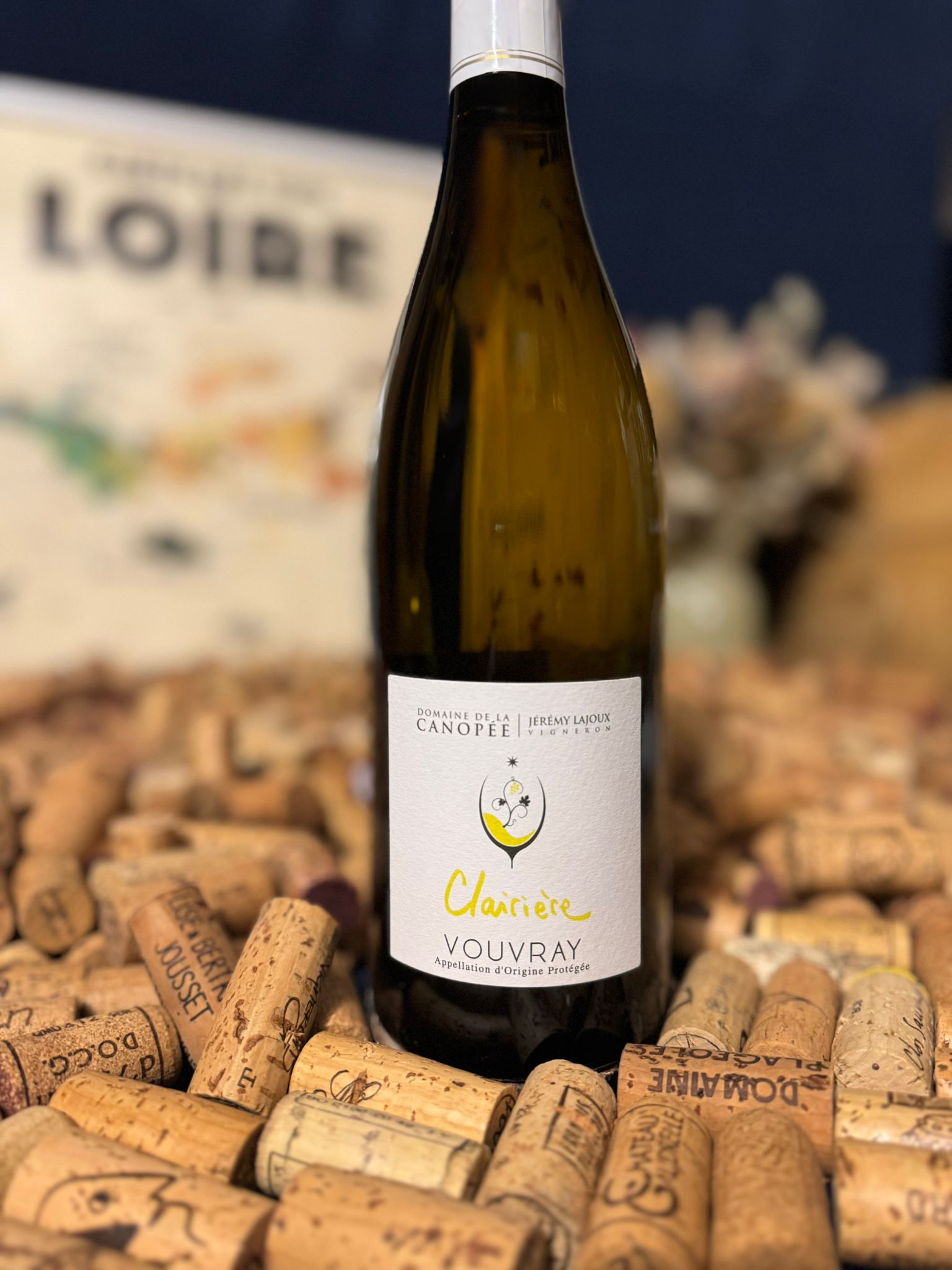 vouvray sec "clairière" 2022 domaine de la canopée vouvray sec "clairière" 2022 domaine de la canopée