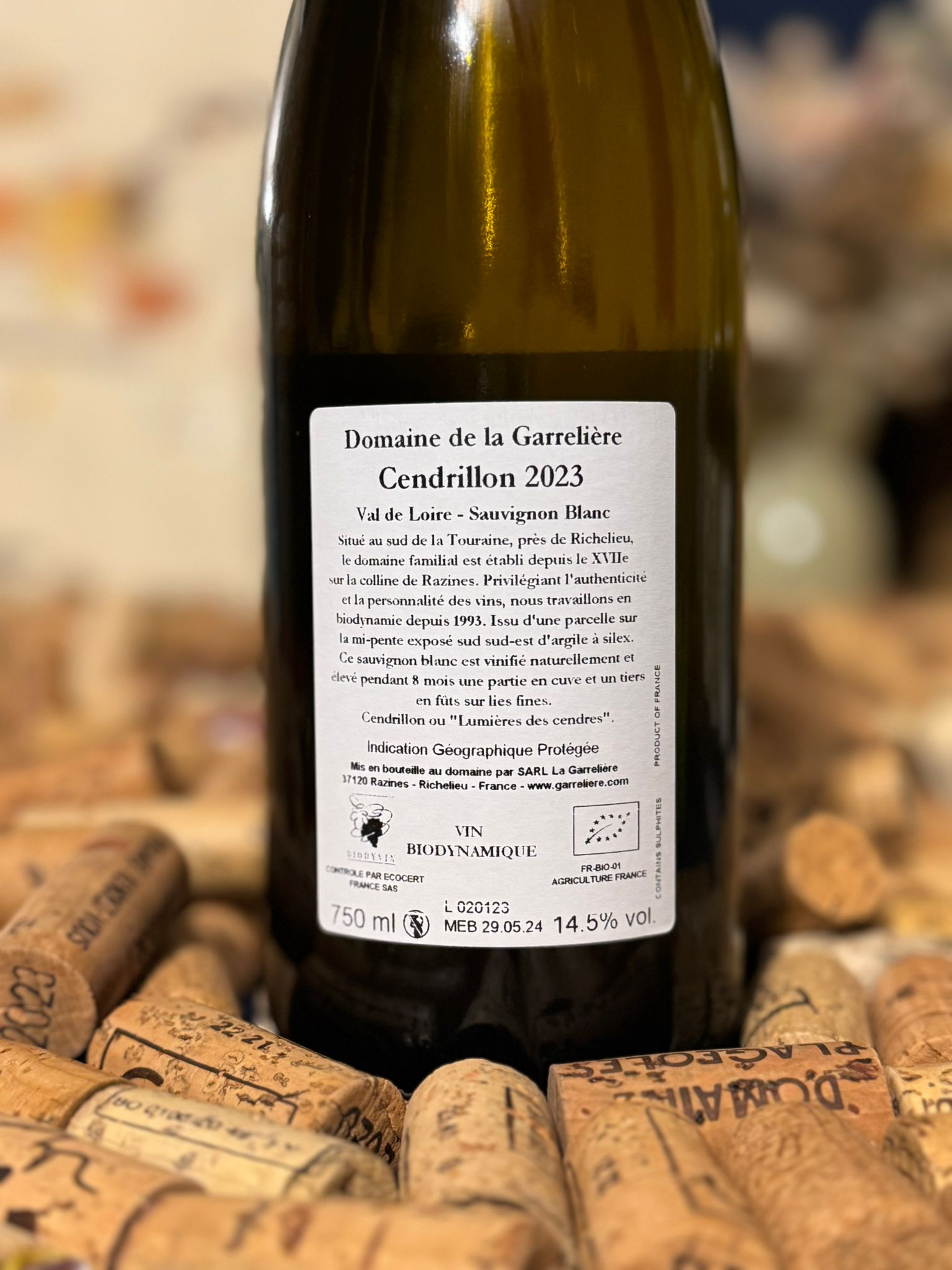 igp val de loire "gamay sans tralala" 2024 domaine de la garrelière igp val de loire "gamay sans tralala" 2024 domaine de la garrelière