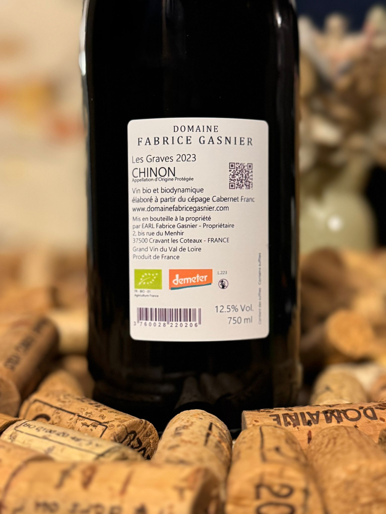 chinon "rosé" 2024 domaine fabrice gasnier chinon "rosé" 2024 domaine fabrice gasnier