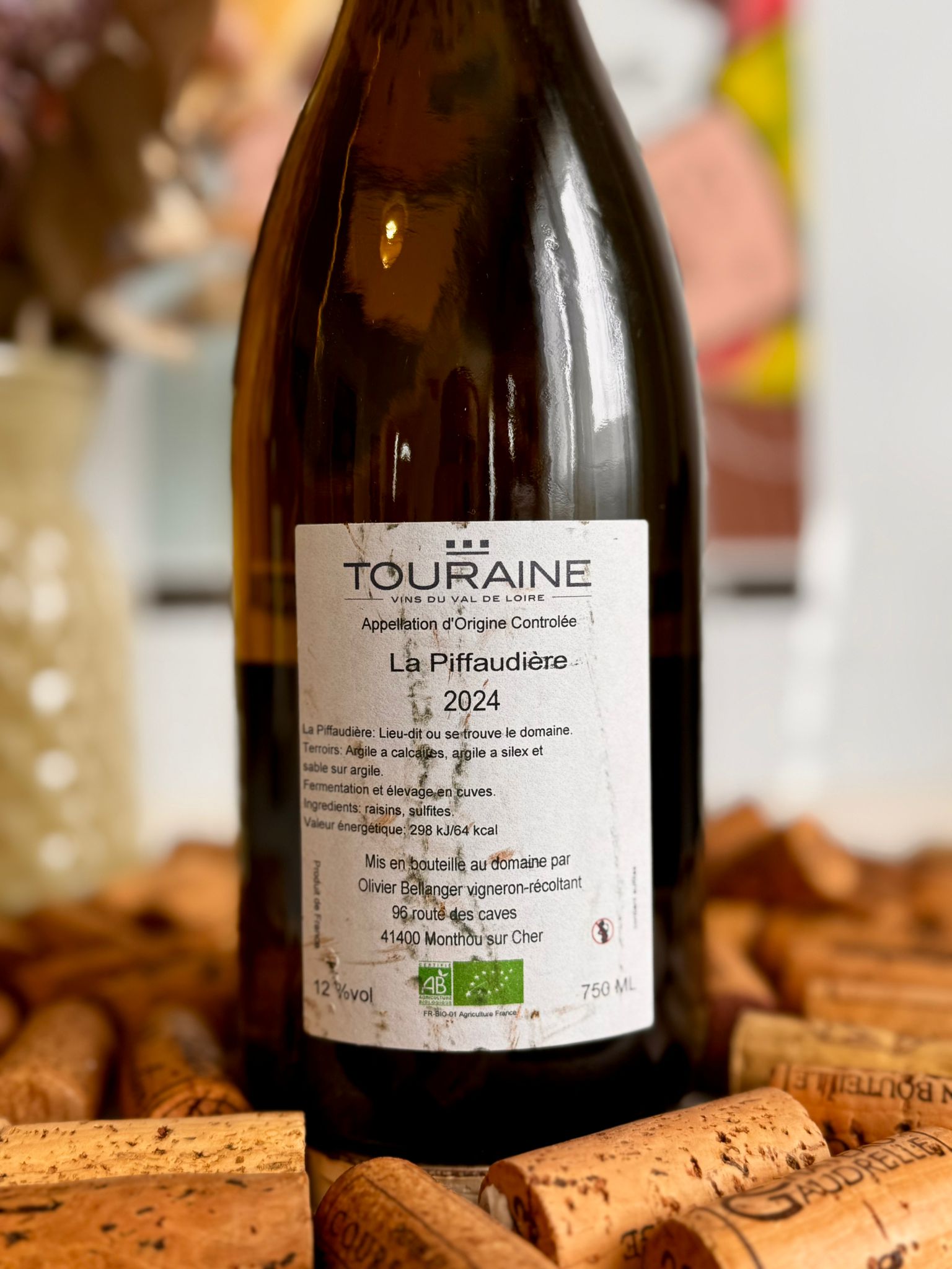 aop touraine sauvignon "pif" 2024 domaine de la piffaudière aop touraine sauvignon "pif" 2024 domaine de la piffaudière