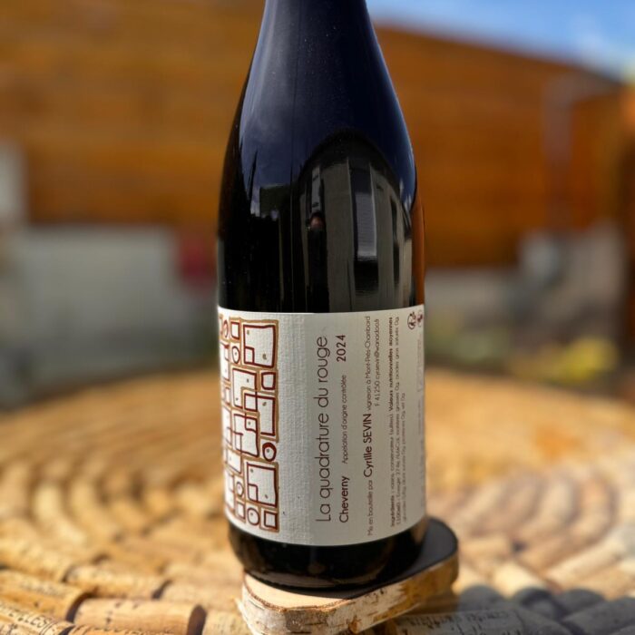 Domaine Cyrille Sevin aoc cheverny rouge "la quadrature du rouge" 2024 cyrille sevin