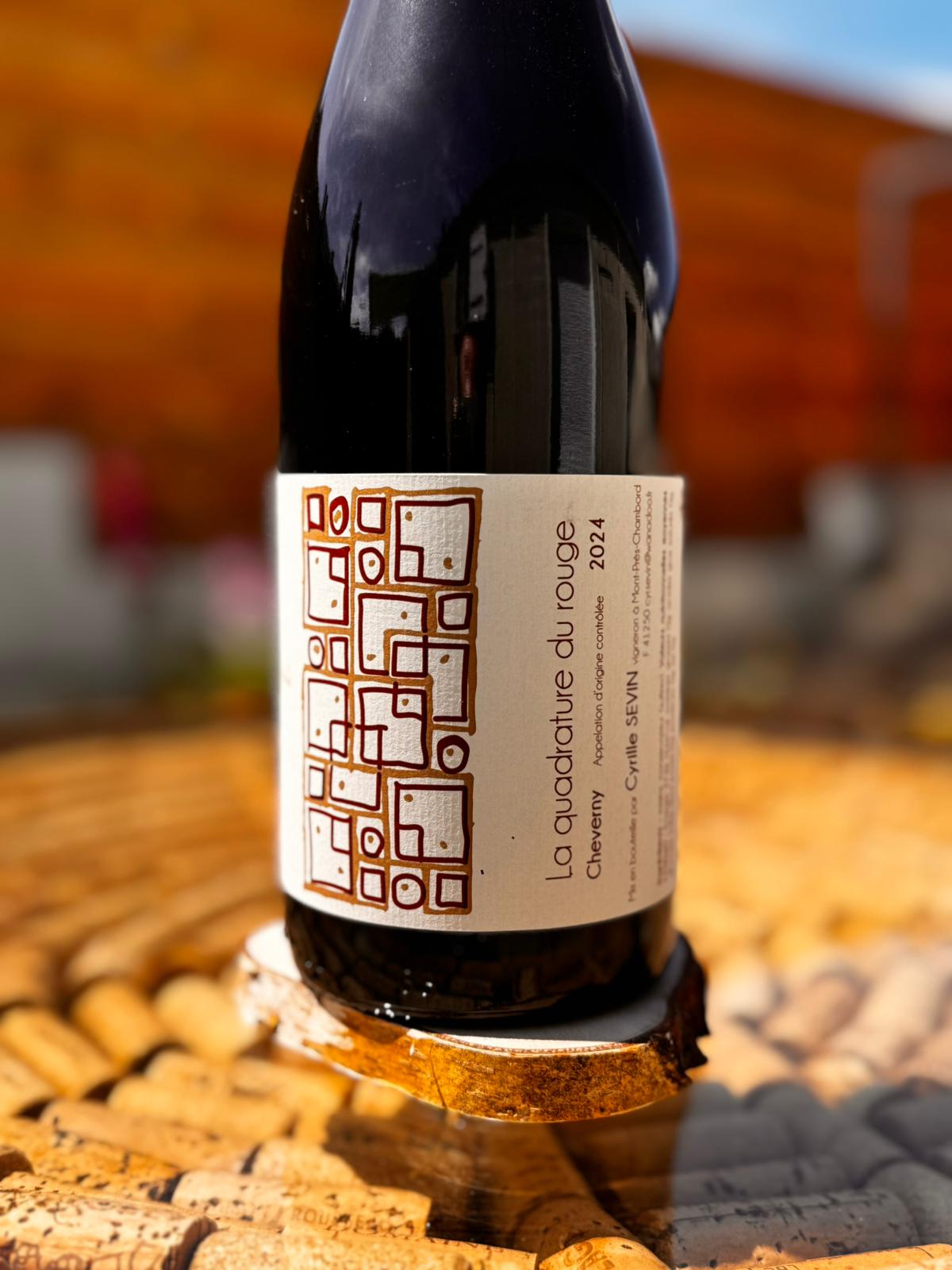 aoc cheverny rouge "la quadrature du rouge" 2024 cyrille sevin aoc cheverny rouge "la quadrature du rouge" 2024 cyrille sevin