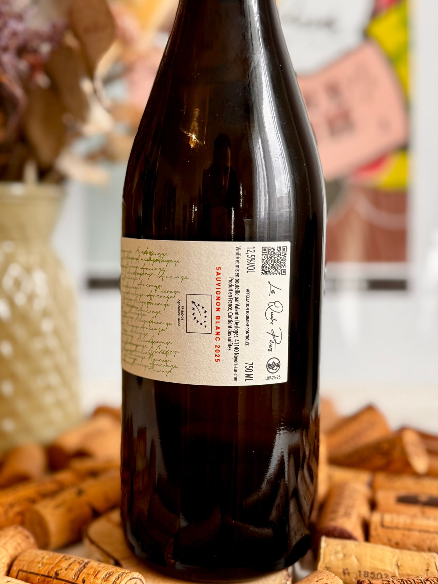 aop touraine sauvignon "ancrage" 2025 les quatre piliers aop touraine sauvignon "ancrage" 2025 les quatre piliers