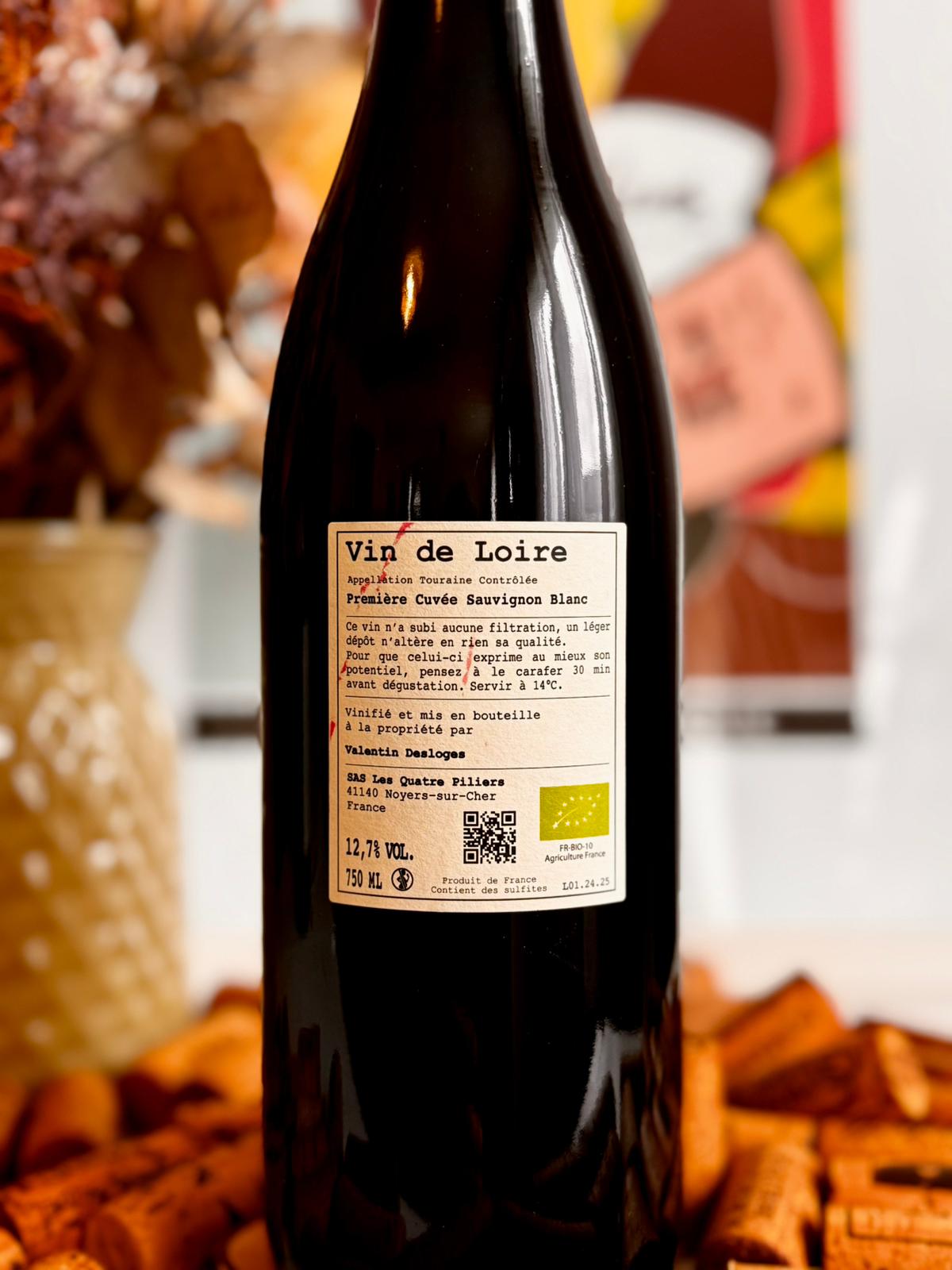 aop touraine sauvignon "ancrage" 2025 les quatre piliers aop touraine sauvignon "ancrage" 2025 les quatre piliers