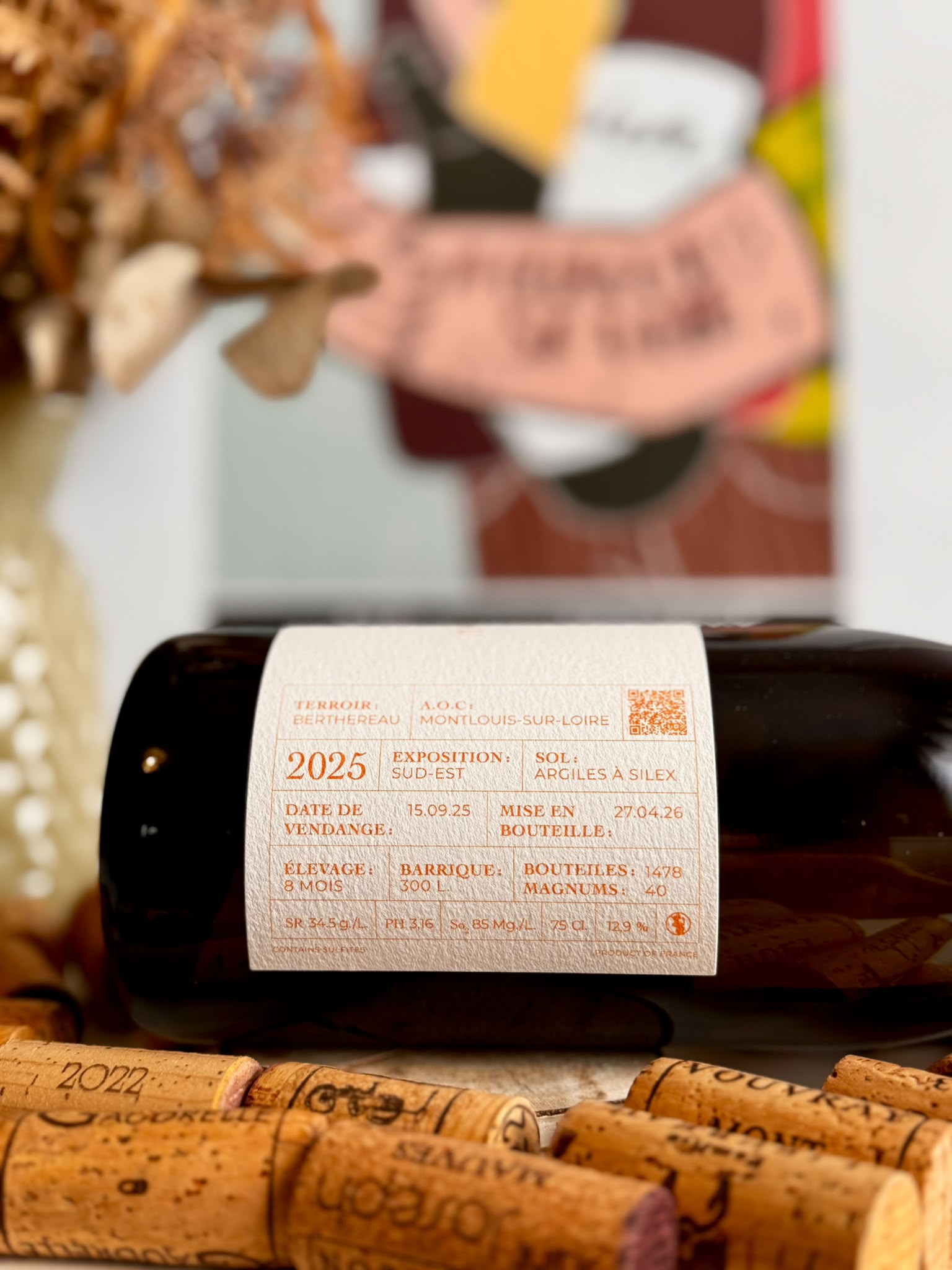 aop montlouis sur loire "l'envol" 2025 clos volagré clément molineau clos-volagré-berthereau-2