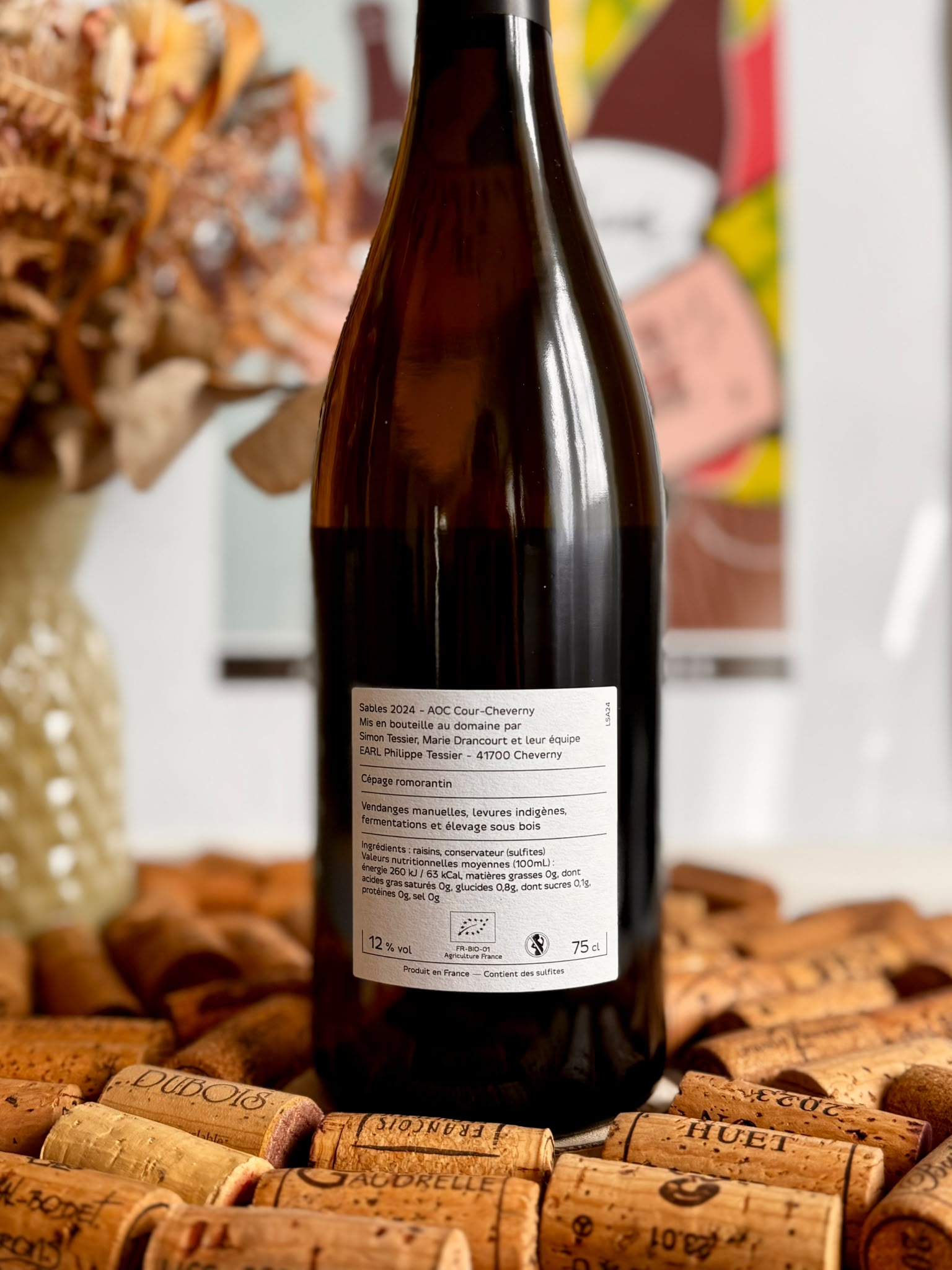 aop cheverny blanc 2025 domaine tessier aop cheverny blanc 2025 domaine tessier
